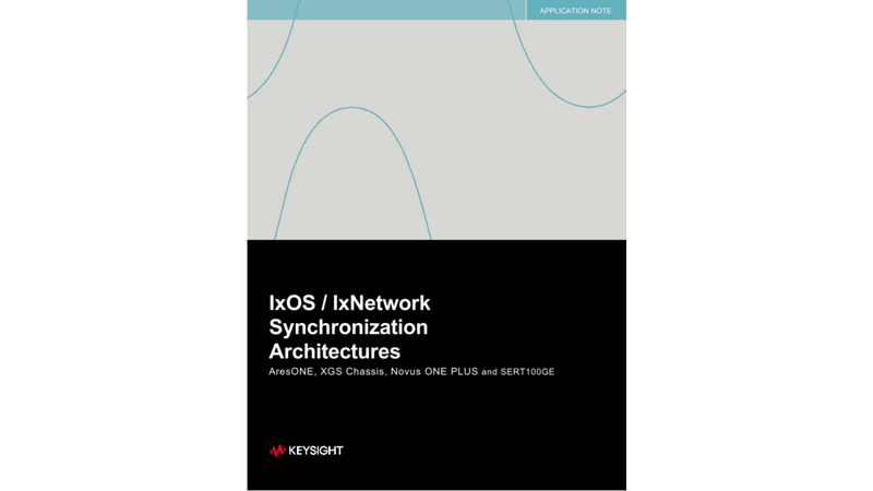 IxOS / IxNetwork Synchronization Architectures